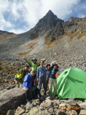 殺生ヒュッテからの槍