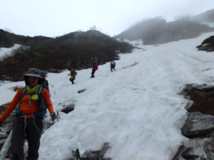 極楽平からの下り