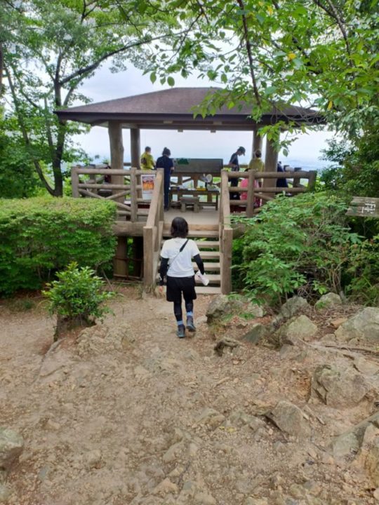 弥勒山の展望台